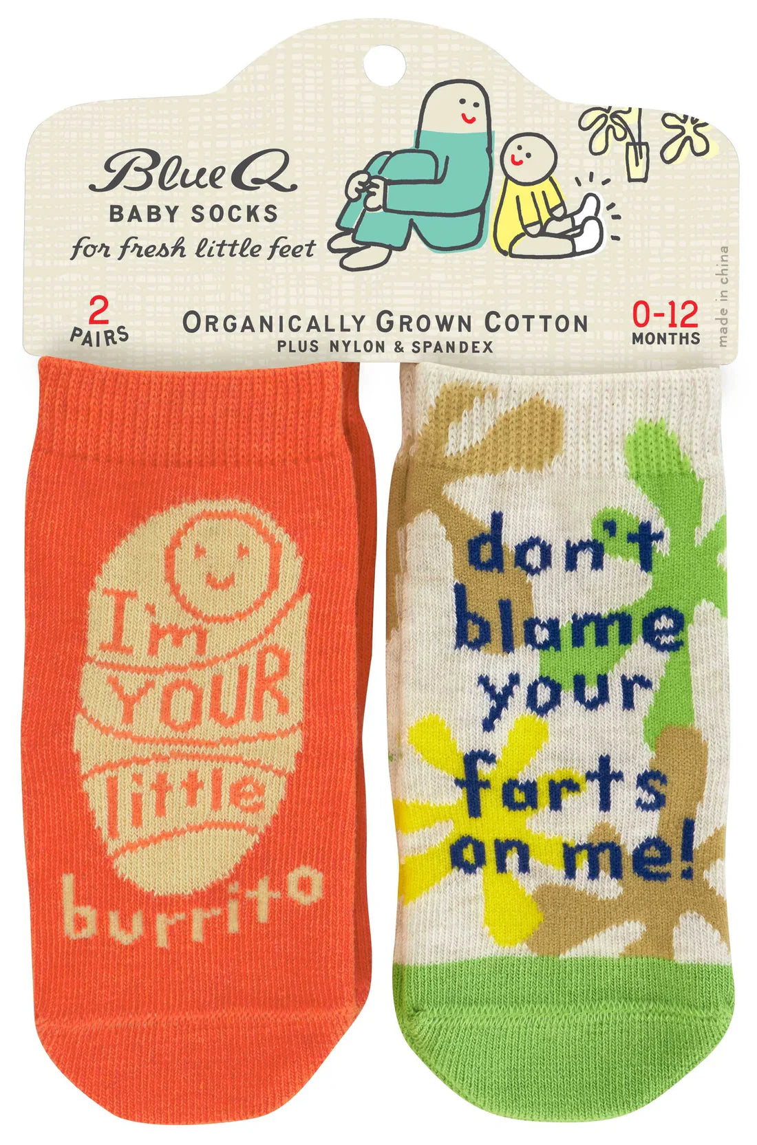 Baby Socks Little Burrito / Fart