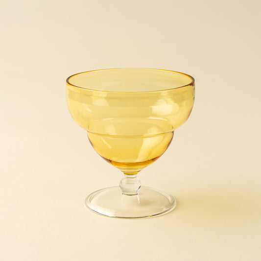 Savoy Coupe Glass Amber