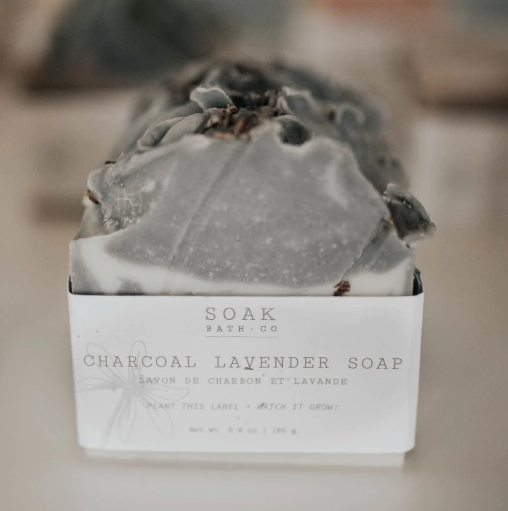 Charcoal Lavender Soap Bar