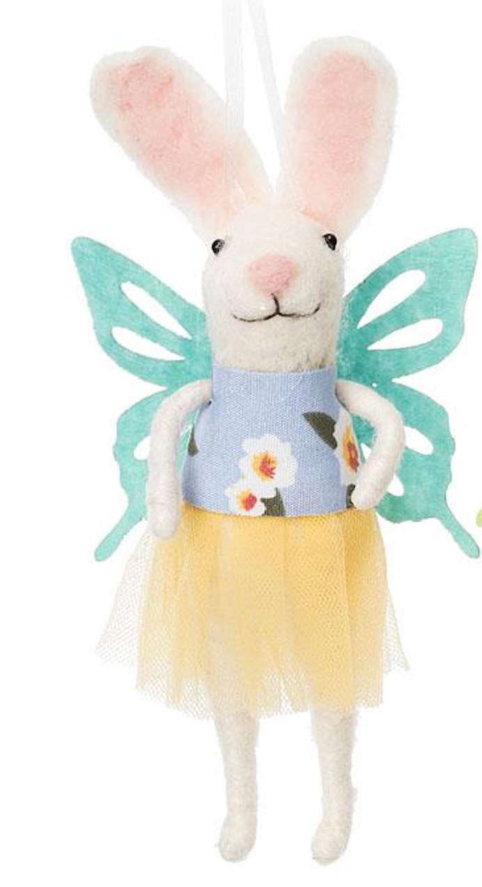 Bunny w/Wings Ornament