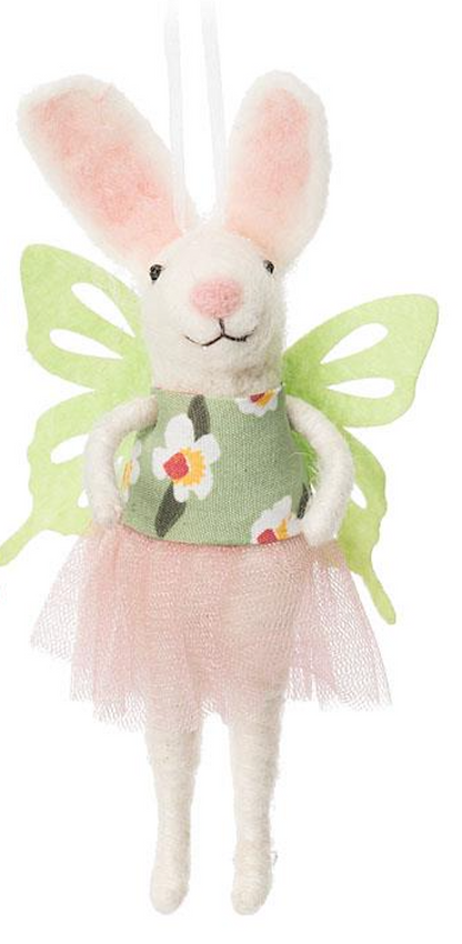 Bunny w/Wings Ornament