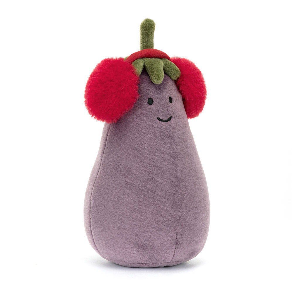 Toastie Vivacious Red Eggplant Plush Toy