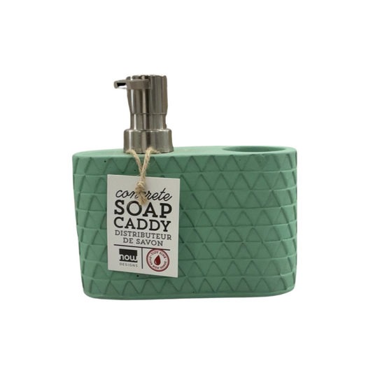 Soap Caddy Concrete Turquoise