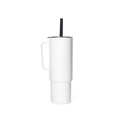 All Day Straw Cup White