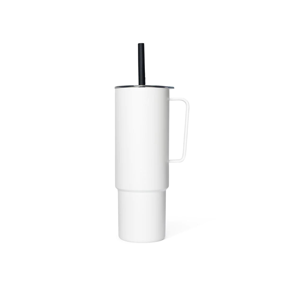 All Day Straw Cup White