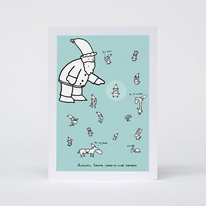 Santa Lookalike Card