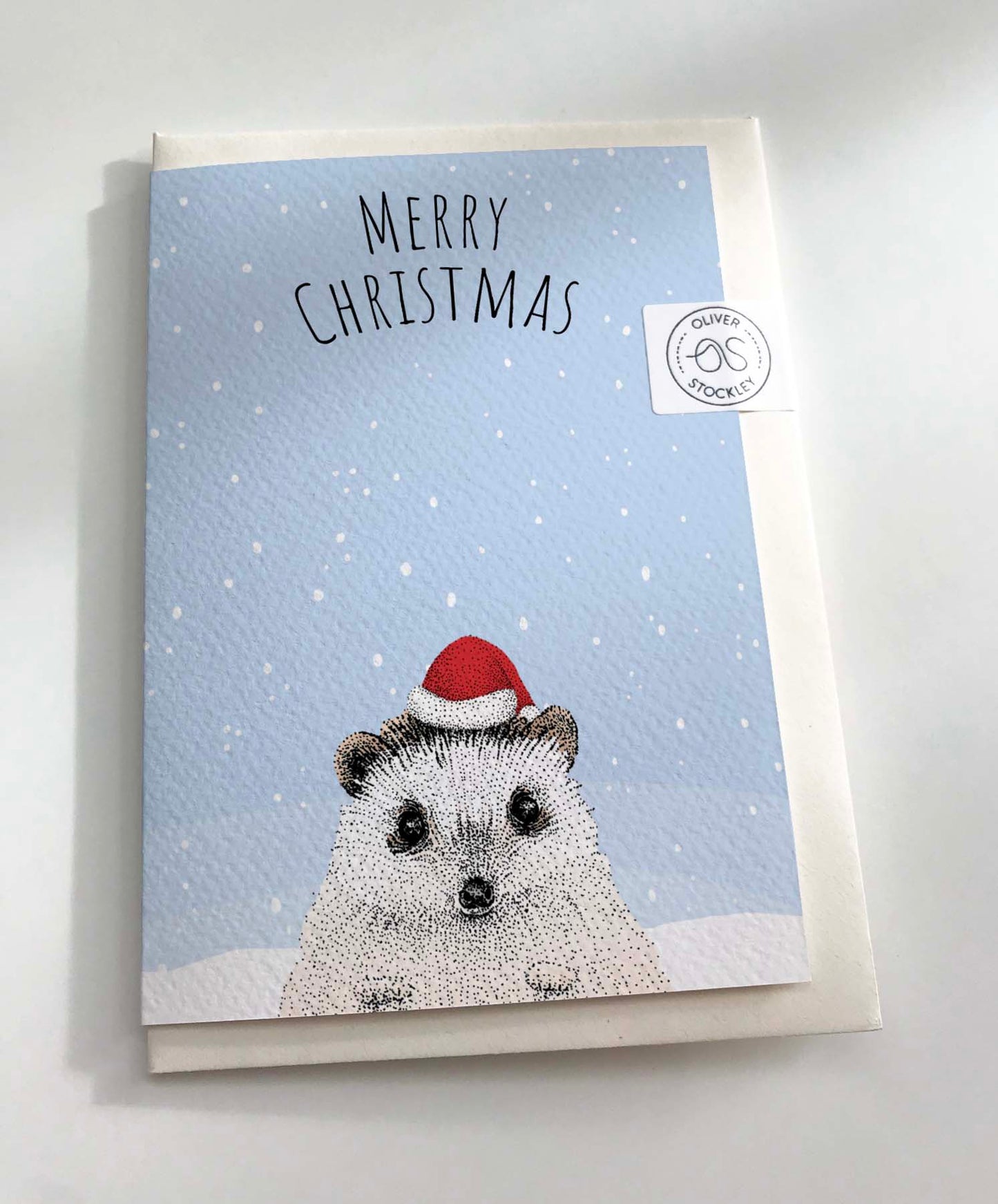 Hedgehog Christmas Card