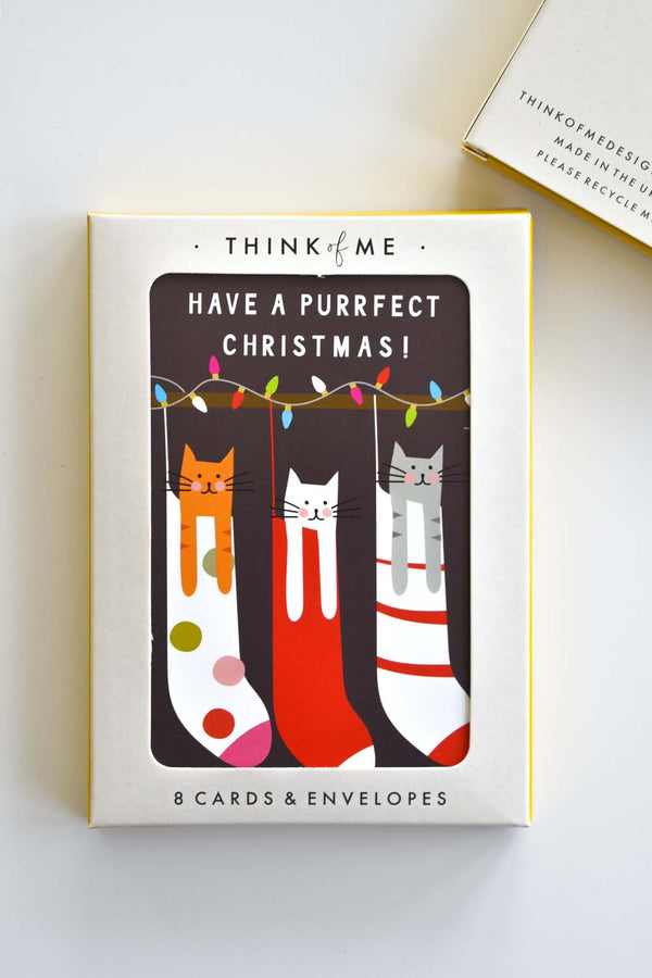 Purrfect Christmas Boxed Holiday Cards