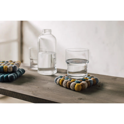 Coaster Dot Ochre Scater Set of 4