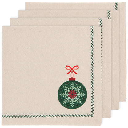 Good Tidings Printed Napkins Set of 4