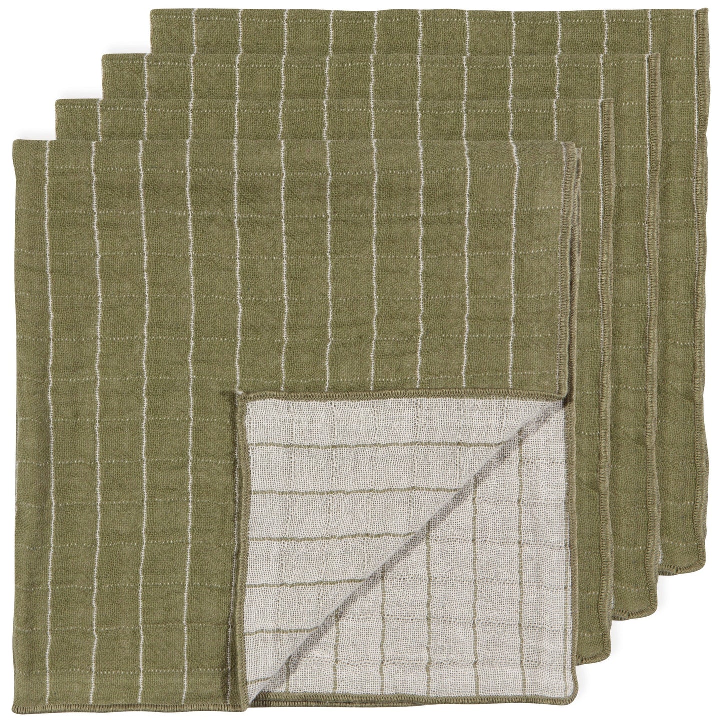 Olive Branch Double Weave Napkins Set of 4