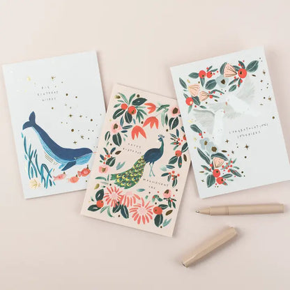 Congratulations Lovebirds Greeting Card