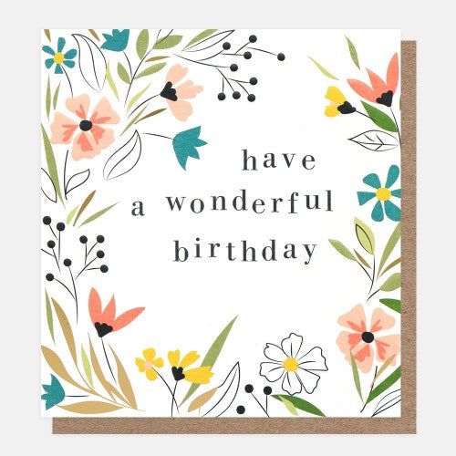 Birthday Wonderful Card