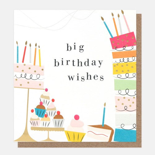 Big Birthday Wishes Card