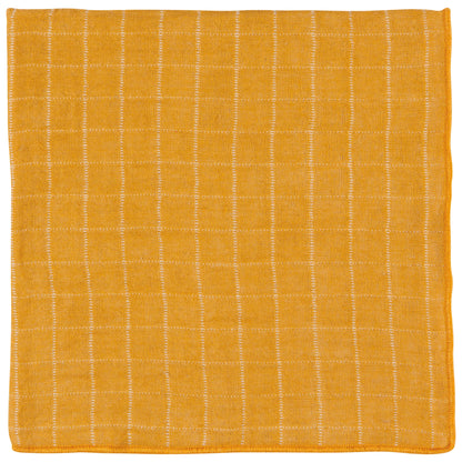 Double Weave Ochre Napkin Set of 4