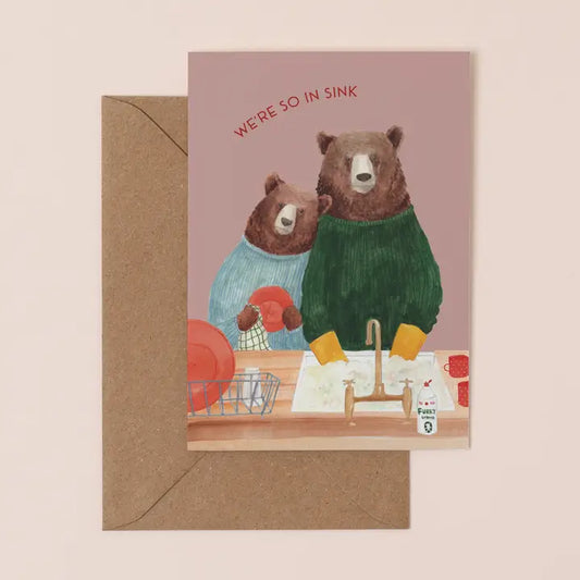 We're So in Sink Card