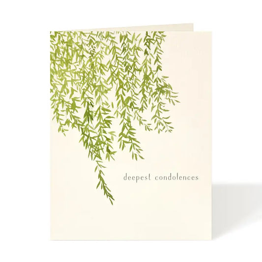 Weeping Willow Sympathy Card