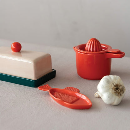 Stoneware Garlic Ginger Grater