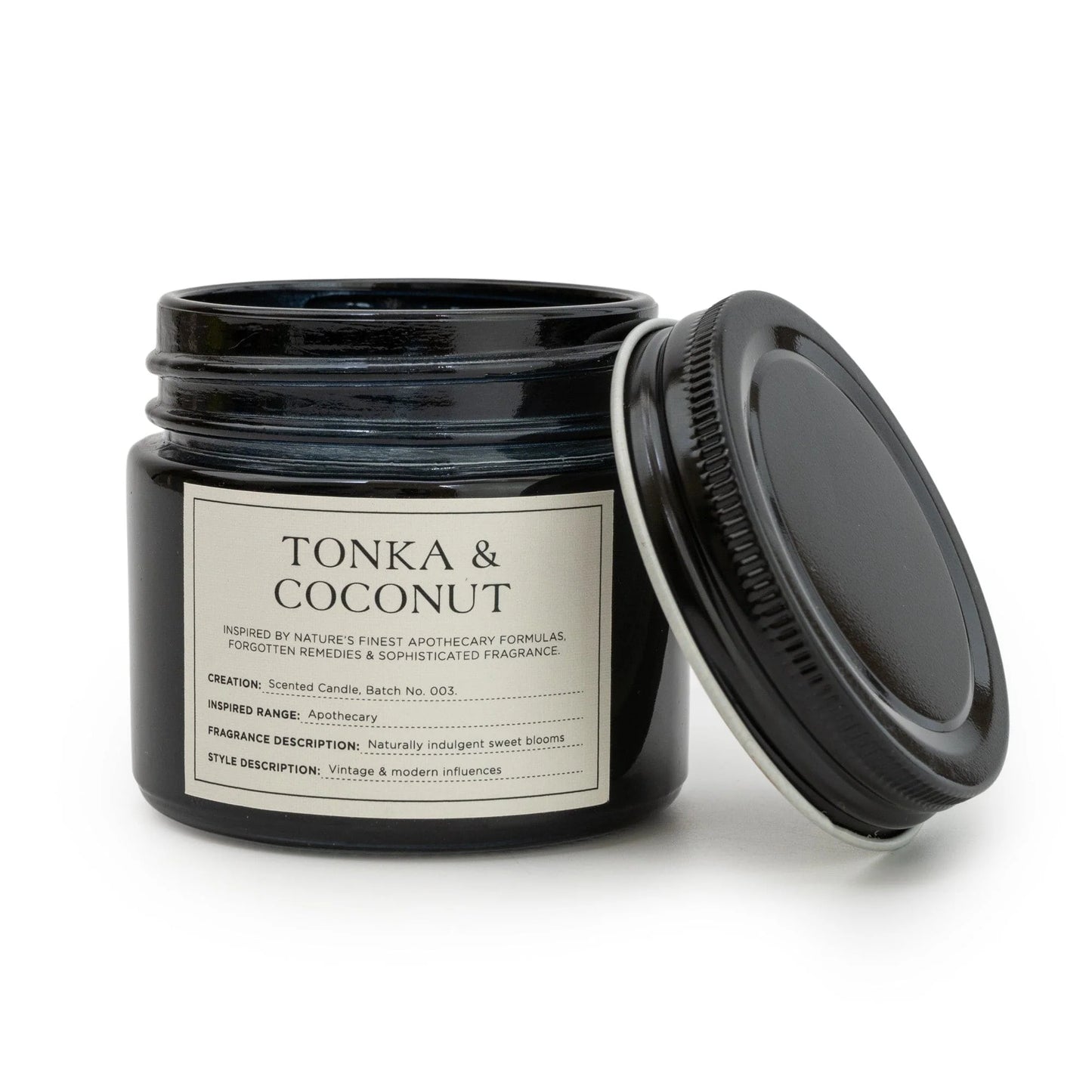 Small Jar With Metal Lid Tonka + Coconut Candle