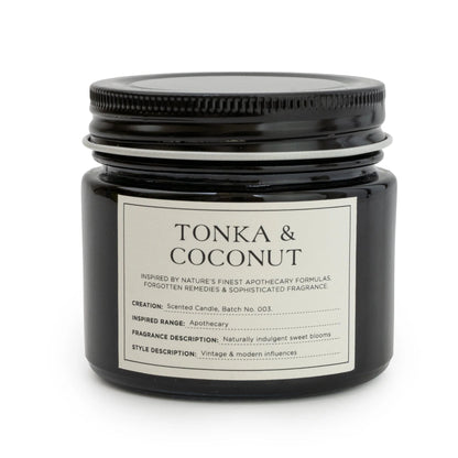 Small Jar With Metal Lid Tonka + Coconut Candle