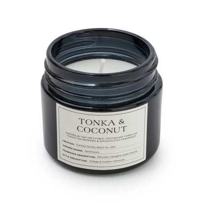 Small Jar With Metal Lid Tonka + Coconut Candle