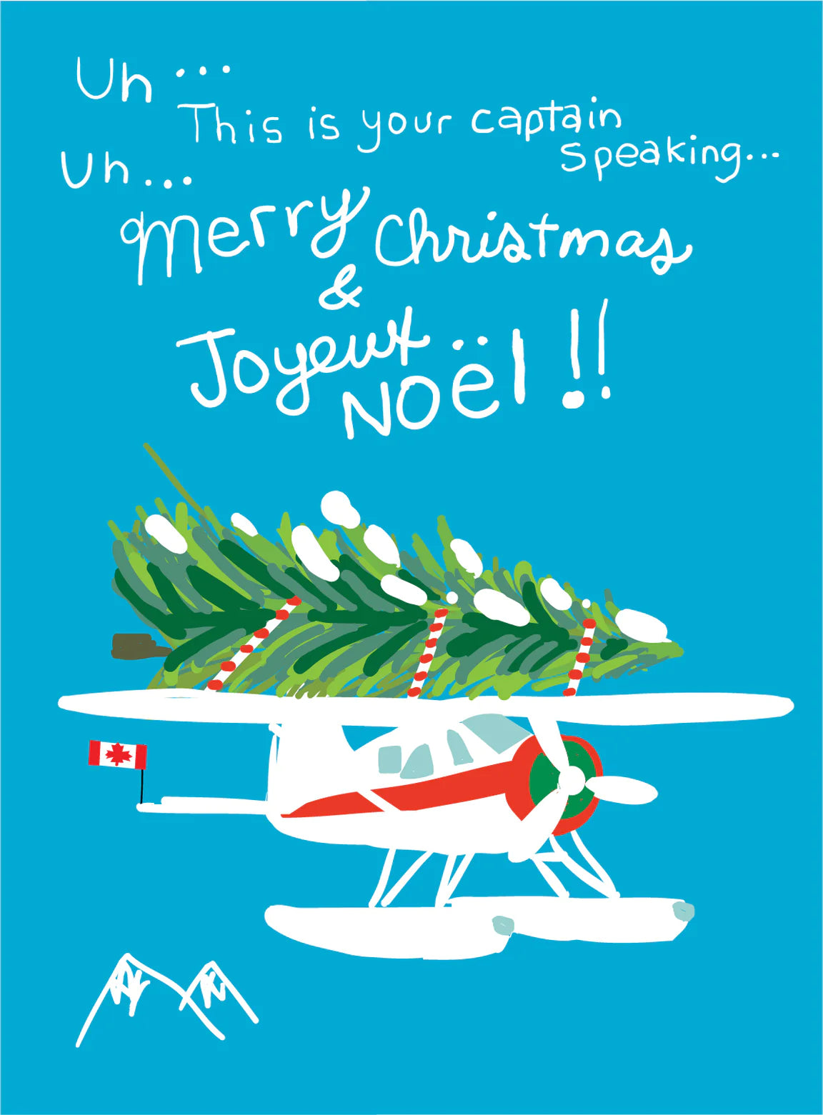 Holiday Plane Card