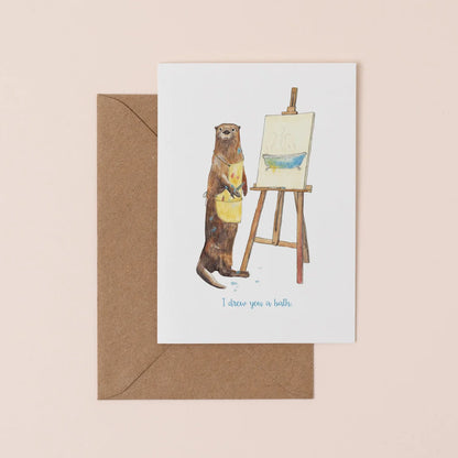 Drew You a Bath Card