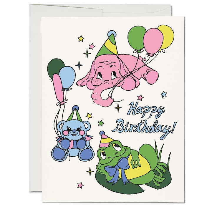 Birthday Animals Birthday Greeting Card