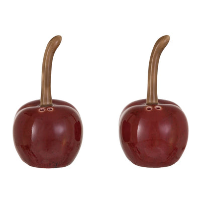 Cherry Shaped Salt + Pepper Shakers