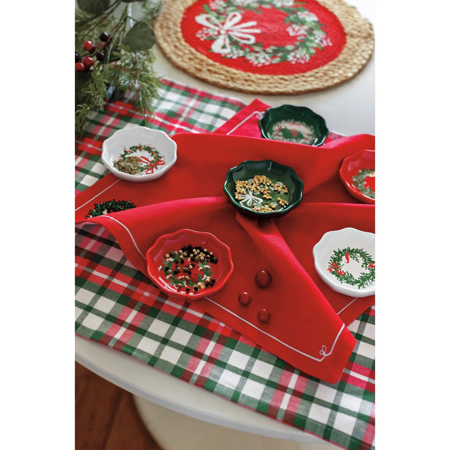 Wreaths Tea Towel Set of 2