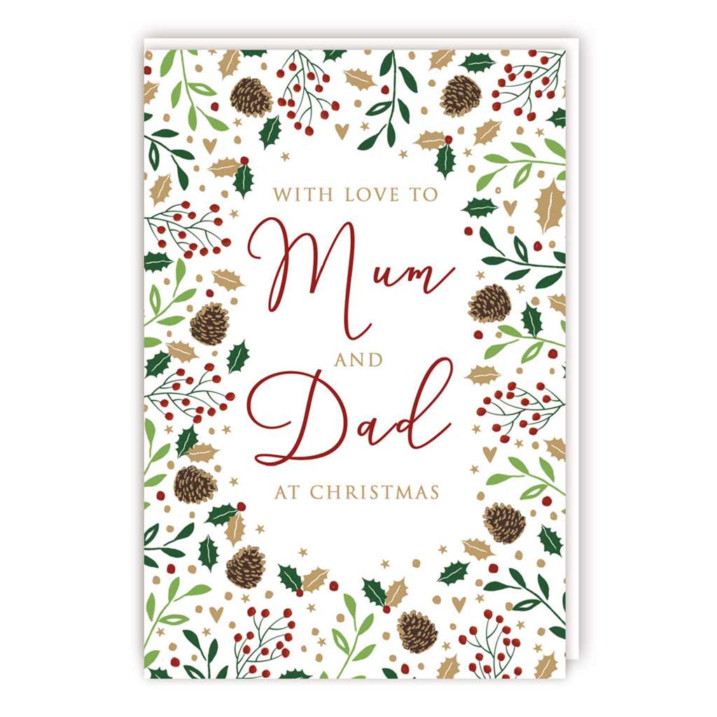 Mum and Dad Christmas Card