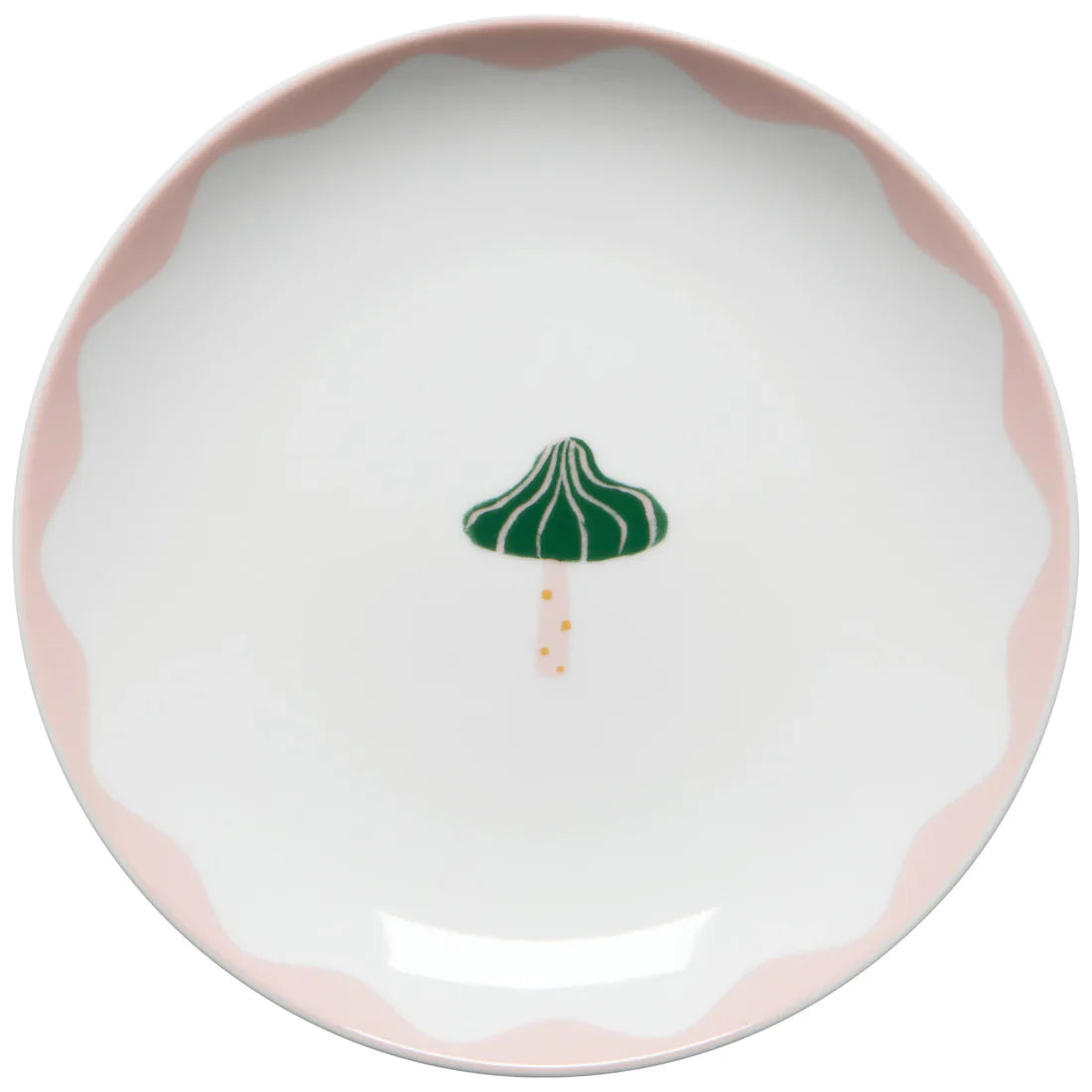 Mushroom Gems Appie Plates Set of 4