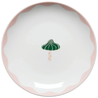 Mushroom Gems Appie Plates Set of 4