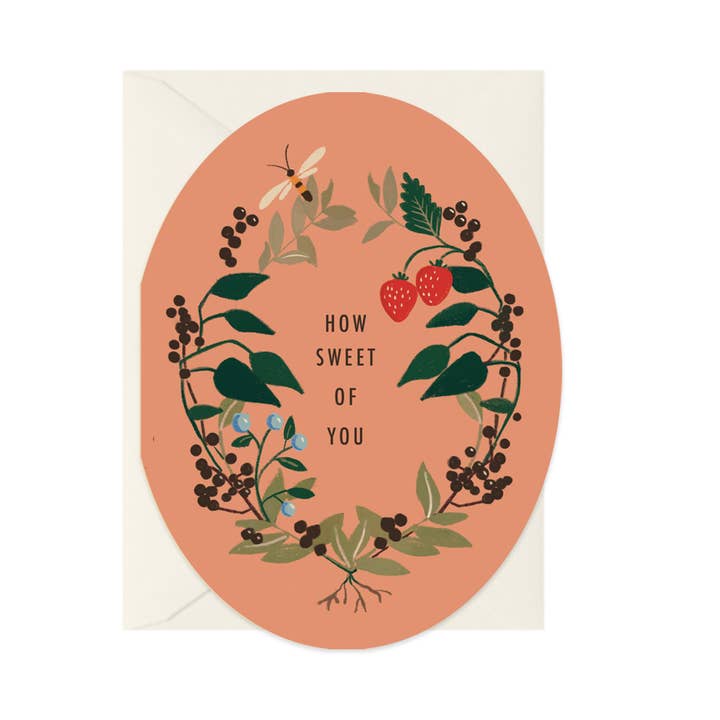 Sweet of You Oval Card