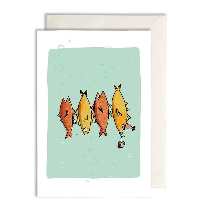 Birthday Fishes Card