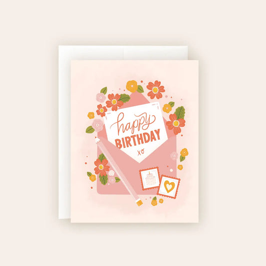 Happy Mail Birthday Card