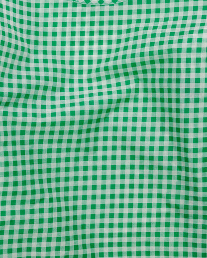 Reusable Standard Baggu Green Gingham