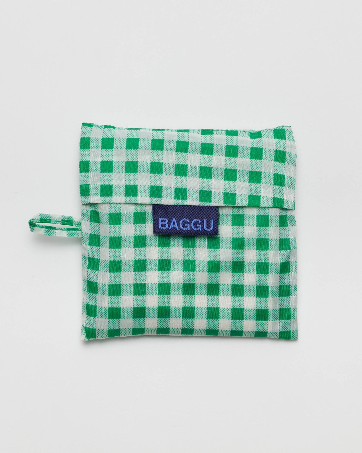 Reusable Standard Baggu Green Gingham