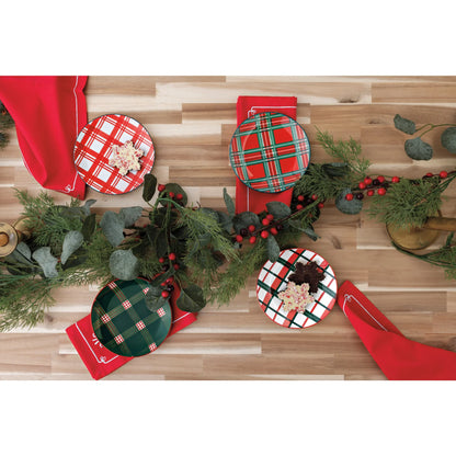 Print Wreaths Napkin Set of 4