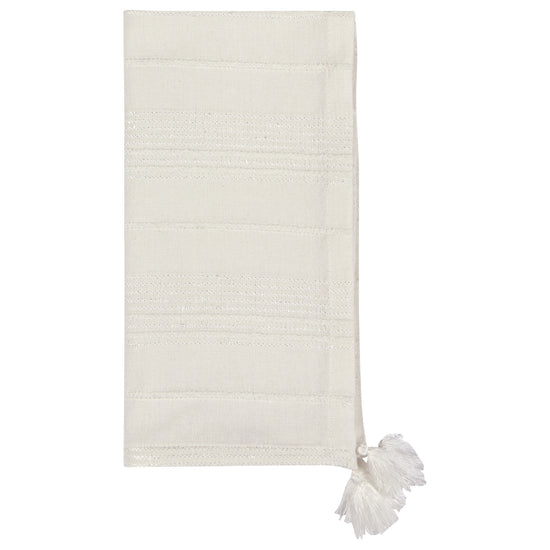 Woven Blanca White Napkins Set of 4