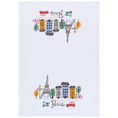 Meet Me Paris Bakers Flour Tea Towel Set of 3