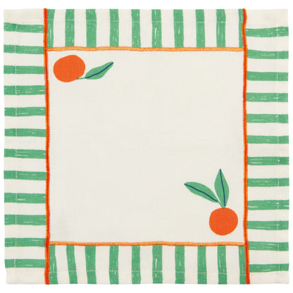 Citrus Burst Printed Cocktail Napkins Set of 4 Assorted