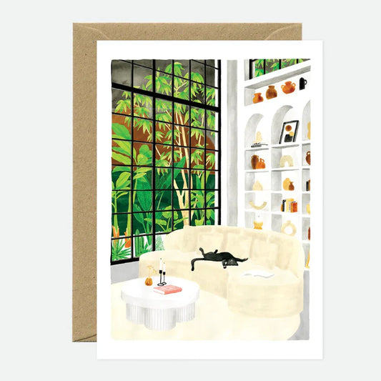 White Sofa Card