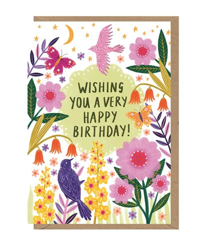 Garden Birthday Card