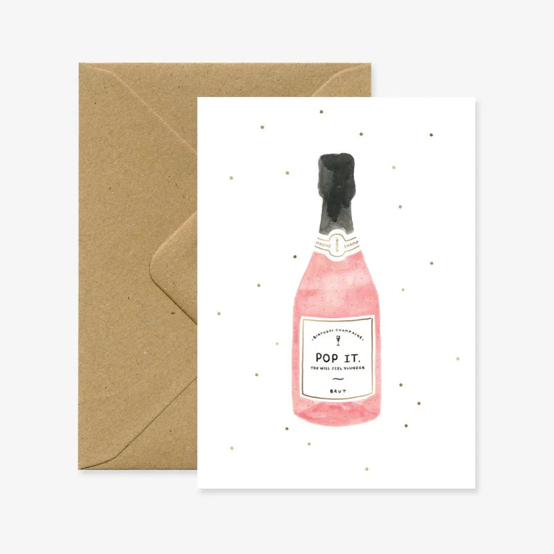 Champagne Card