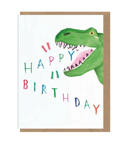 Dinosaur Happy Birthday Card