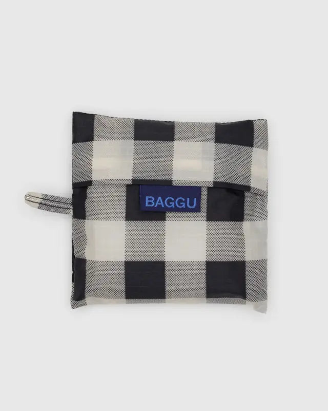 Standard Baggu - Black + White Big Check
