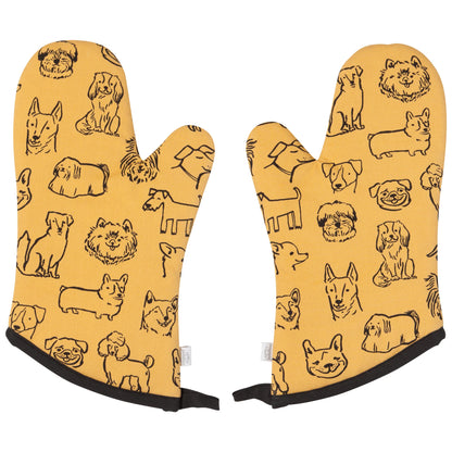 Dog Park Oven Mitts Set of 2