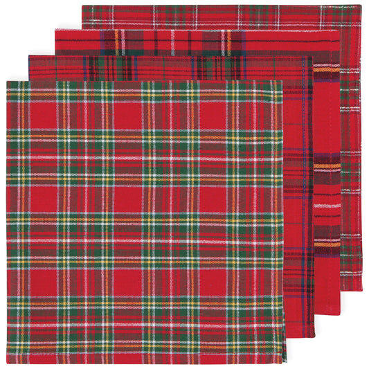 Christmas Plaid Napkin Set of 4