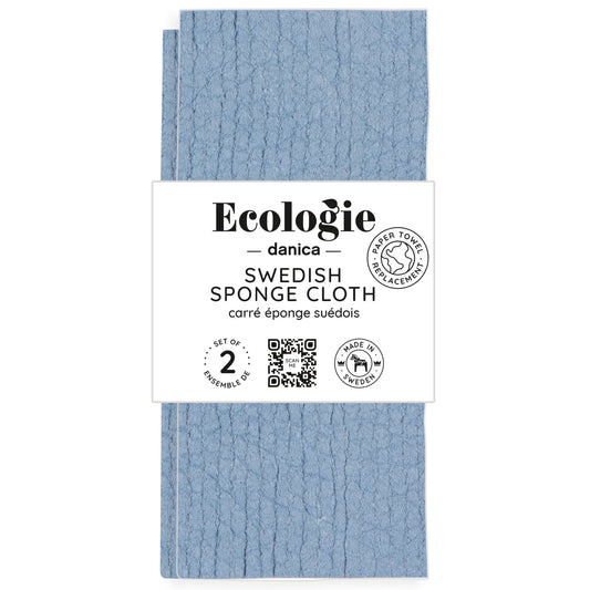 Swedish Dishcloth Slate Blue Set of 2